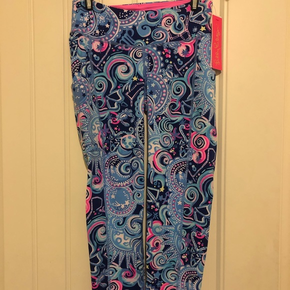 NWT Lilly Cosmic Kismet Midi Leggings - Picture 2 of 3
